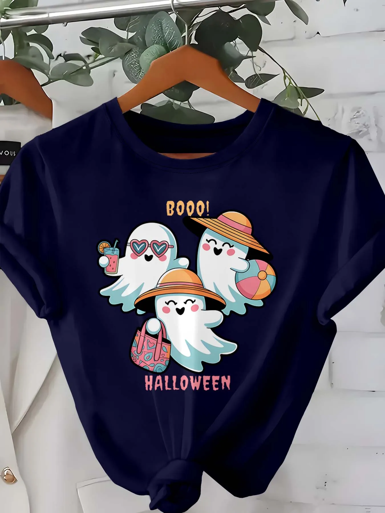 

Плюс размер праздничных призраков на Хэллоуин в шляпках и сумках шикарная сезонная одежда