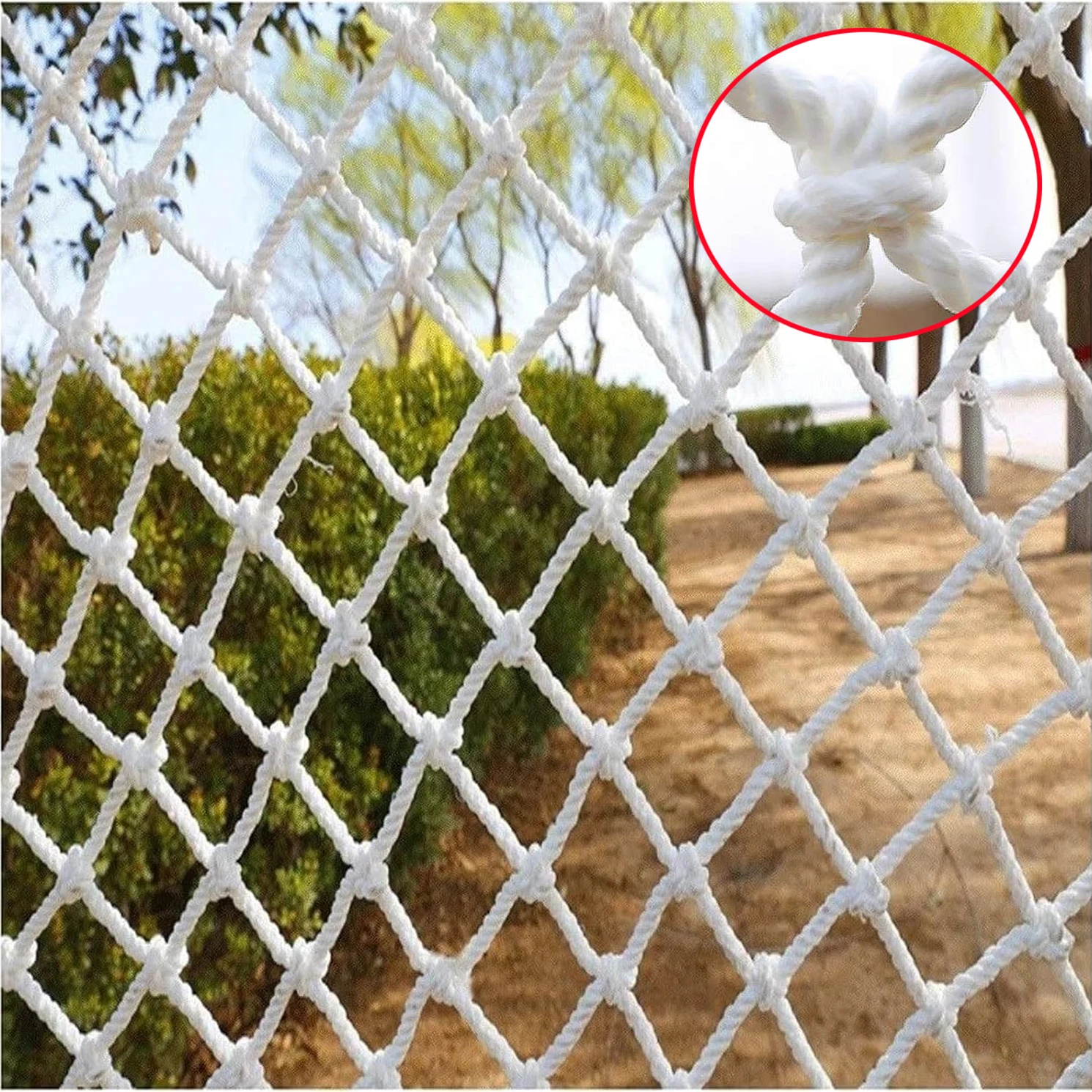 Heavy Duty Nylon Railing Stairs Netting Children Safety Net Building Anti-Falling Safety Net Balcony Security Guard for Kids Pet