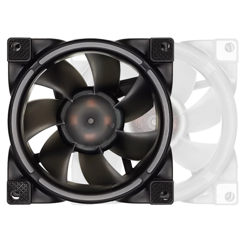 JUMPEAK 8025 80mm Computer Case Fan Magnetic Bearing ARGB Sync 4Pin PWM 8cm PC Cooling System CPU Radiator Cooler RGB Fan