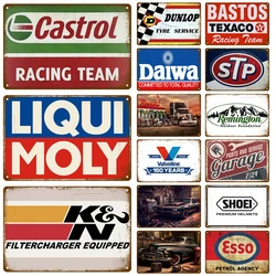 Metal Poster For Garage Workshop Car Parts Metal Sign Advertising Plate Home Wall Deocr Retro Auto Parts Sign Vintage Tin Sign