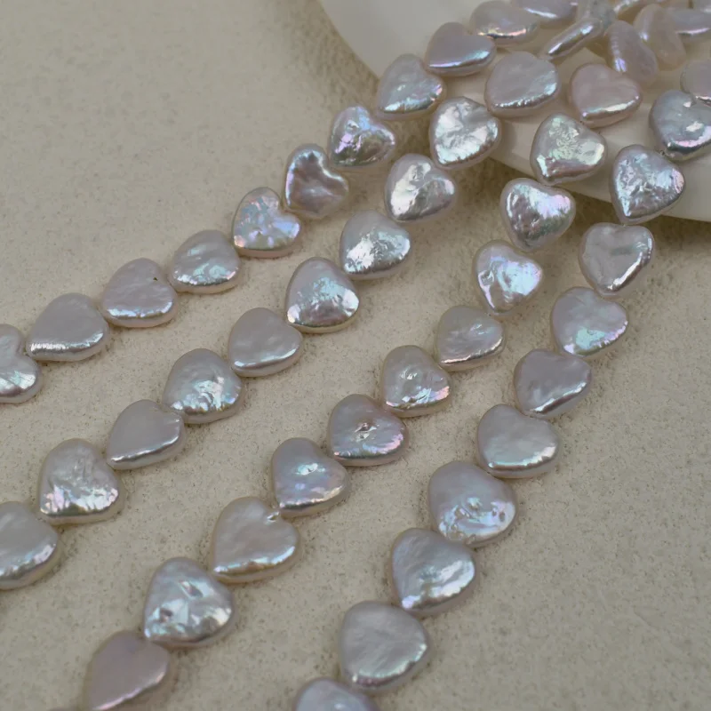 

Baroque Profiled11-12mmLove Pearl Necklace Semi-Finished Natural Freshwater Pearl Ornament Accessories