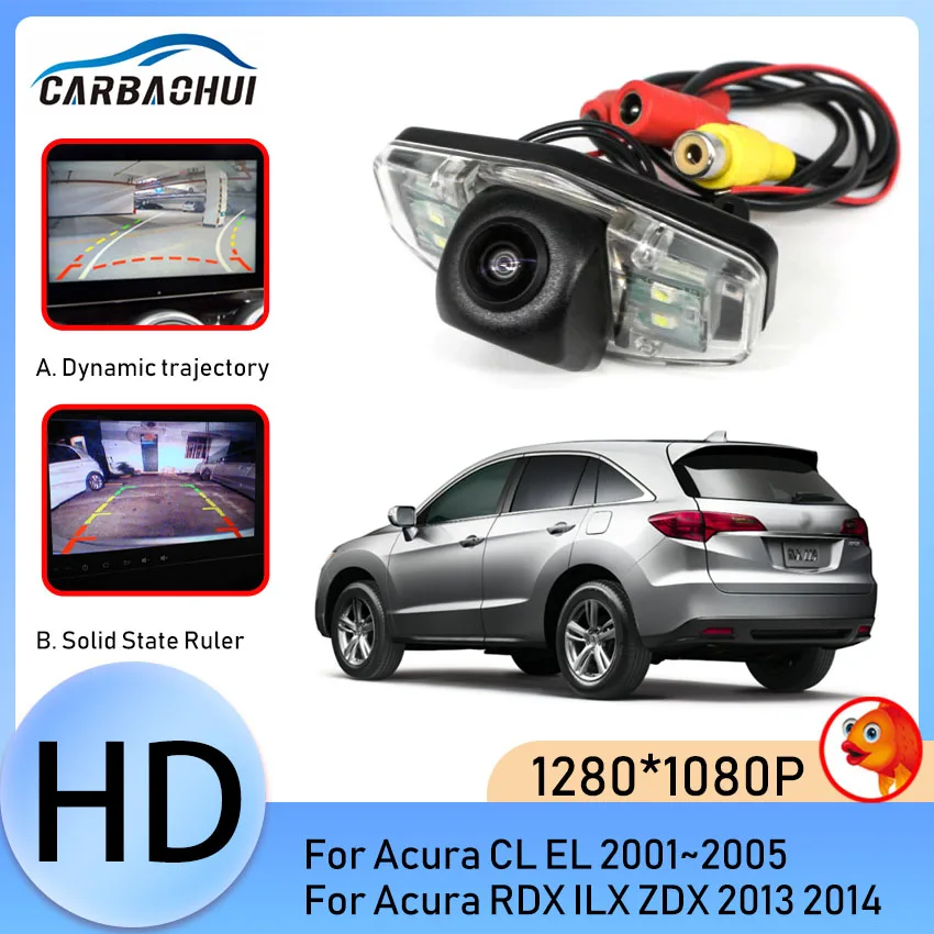 170 Degree 1280x1080P HD CCD Waterproof Car Vehicle Rear View Reverse Camera For Acura CL EL 2001~2005 RDX ILX ZDX 2013 2014