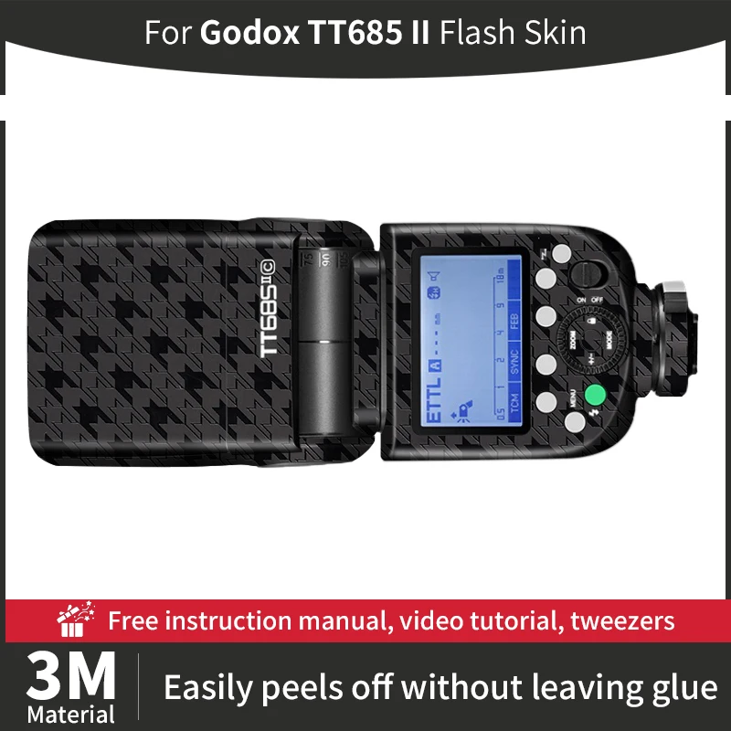 

For Godox TT685 ii Skin Godox TT685 ii Flash Skin Anti-scratch Godox Flash Sticker protective film