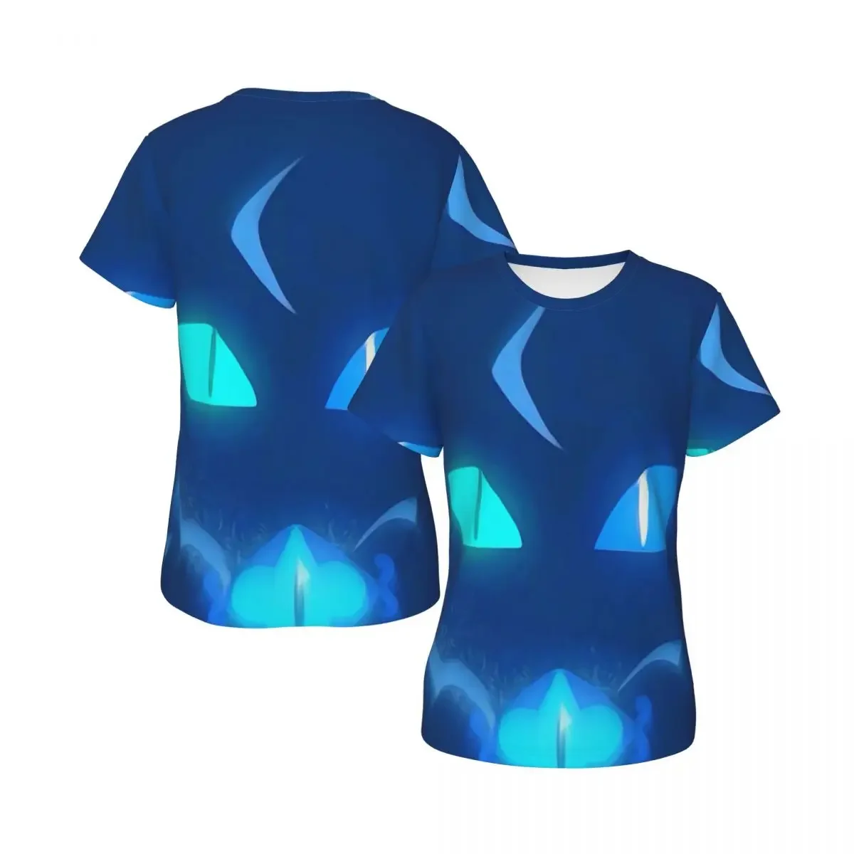 Shadow Milk Cookie Run Kingdom Cute Cartoon Anime T-Shirt for Women O-Neck Streetwear T Shirts Women's Tees Short