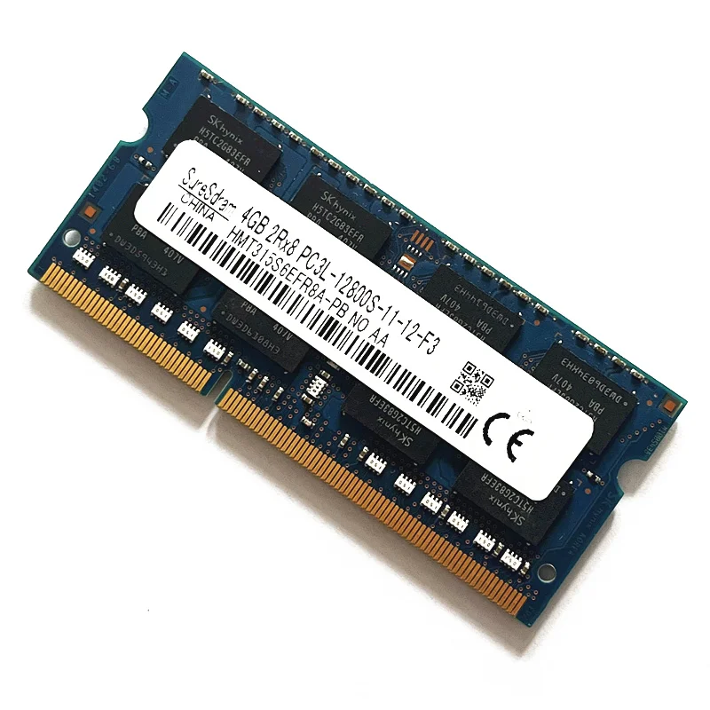 新品/4枚】SanMax PC3L-12800S 4GB SODIMM ノートPC向けメモリ DDR3L