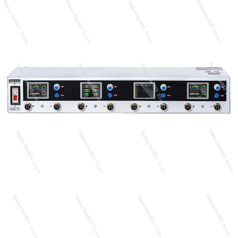High Precision 4 Cha-nnel 5V 50A Charge Discharge Detector Bat-tery Pack Voltage Balance Lithium B-at-tery Capacity Tester