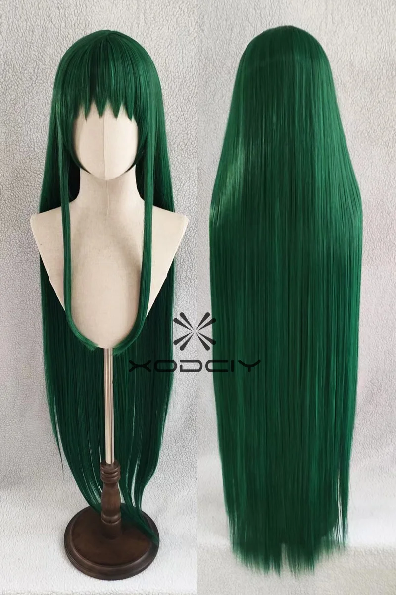 Anime Mermaid Melody Pichi Pichi Pitch Cosplay Toin Rina Cosplay Wig 120cm Green Long Hair Mermaid Melody Pichi