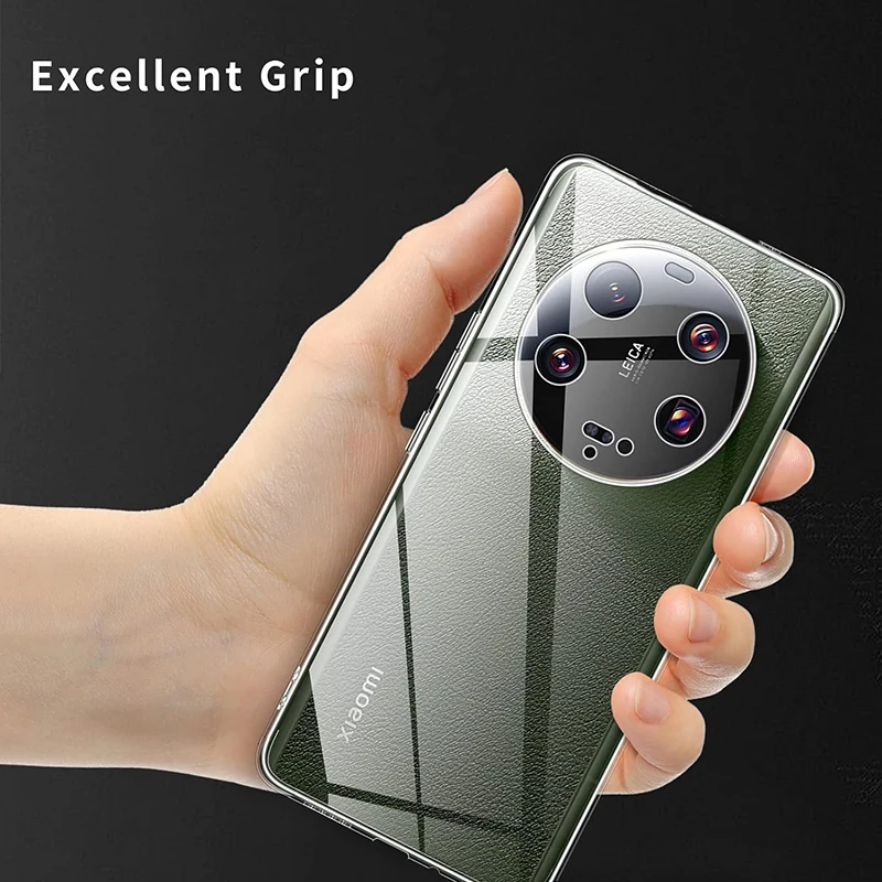 Ultra Thin Clear Silicone Soft TPU Case For Xiaomi Mi 14 12 11 Lite 12S Mi 13 Ultra 12X Bumper Case For Xiaomi 13T 12T 11T Pro