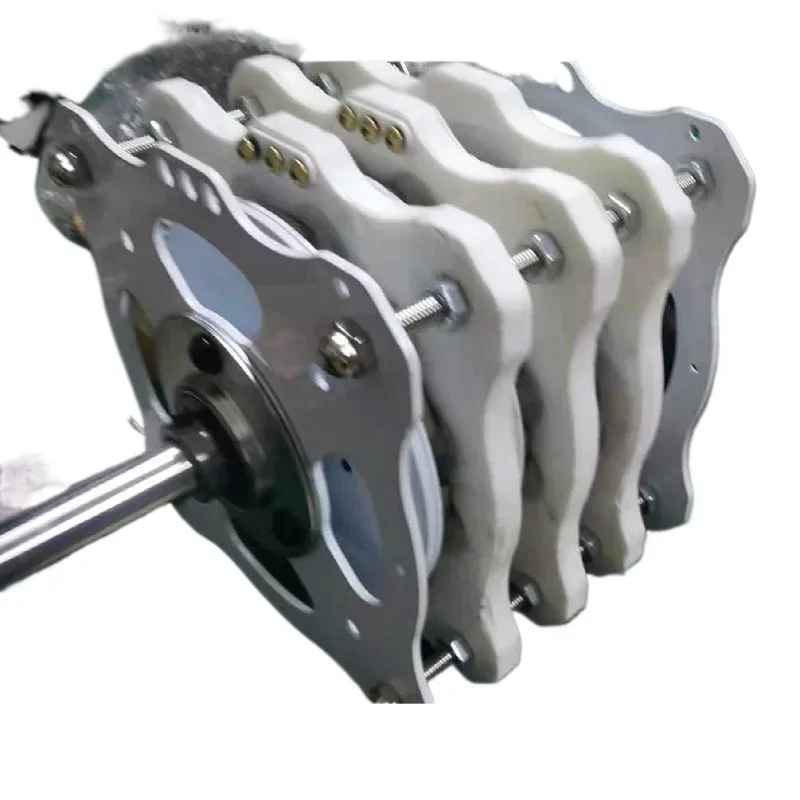 

High-power stacked disc permanent magnet coreless generator DIY low-speed brushless