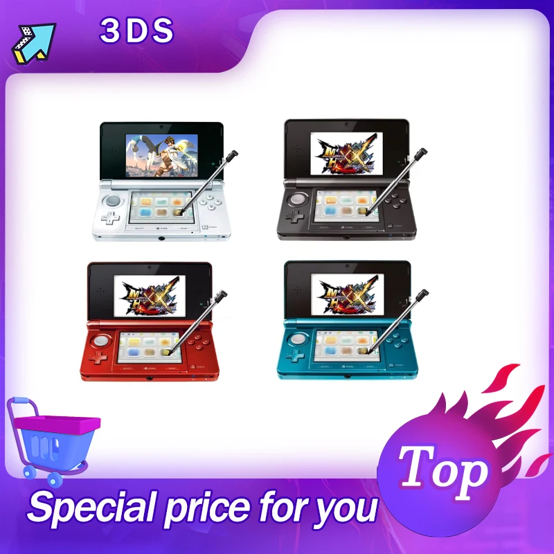 Original 3DS 3DSXL 3DSLL Gaming Console handheld game Console Free Games 3DS  Game Console