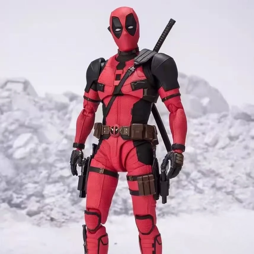 Bandai SHF Deadpool and Wolverine 2024 Movie Version Deadpool Little Guys Can Do It