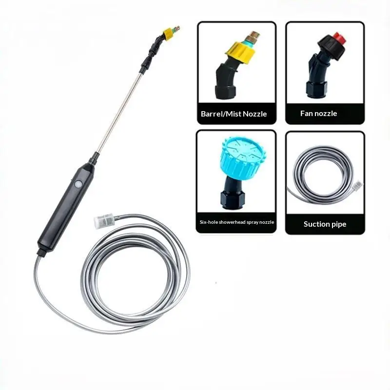 Electric Sprayer Accessories Stainless Steel Telescopic Spray Bar Multi-Hole Nozzle Gasket Extended Water Hose Universal
