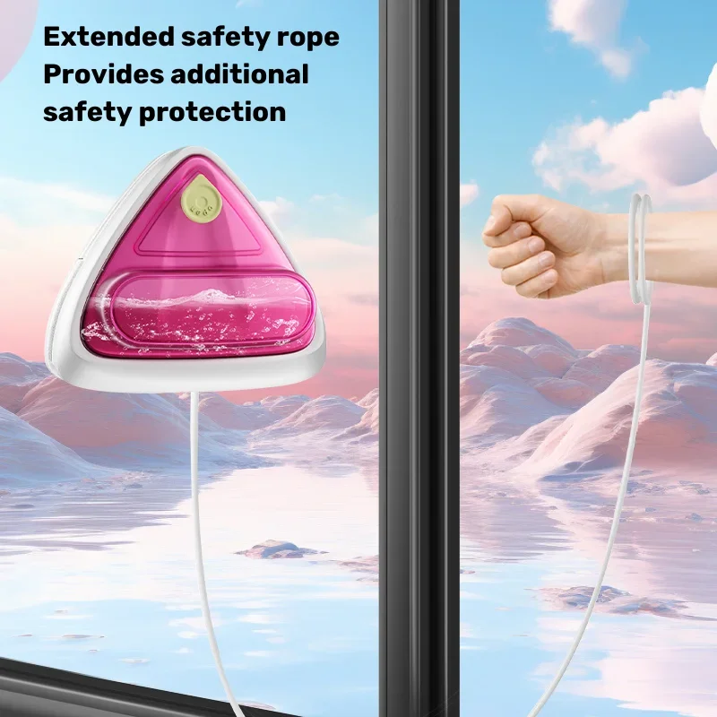 NEW Window Cleaner Double-Layer Hollow Glass Cleaner Household Cleaning Double-sided Magnetic Glass Cleaner Tools 25-35MM