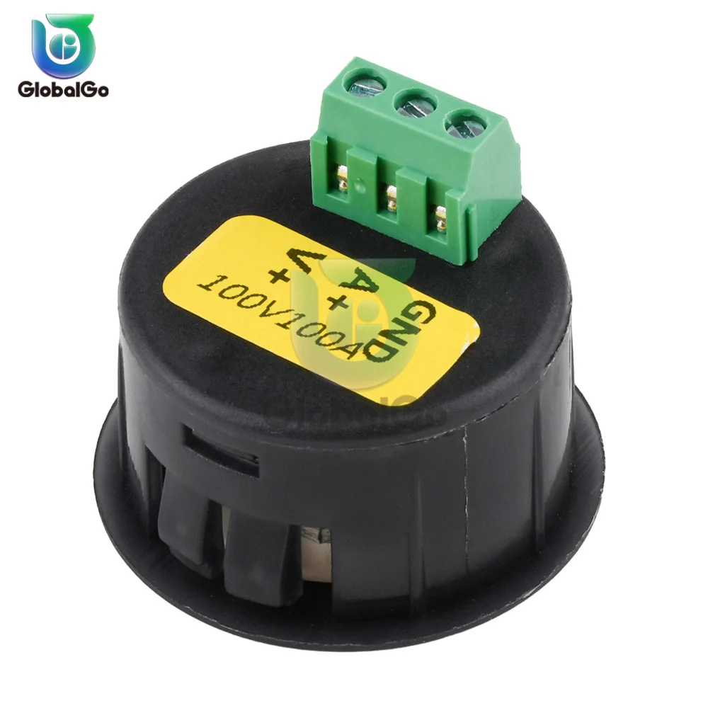 DC100V 1A 10A 50A 100A Digitale Voltmetro Ammetro Circolare Voltmetro per Auto Volt Detector Tester Pannello di Monitor