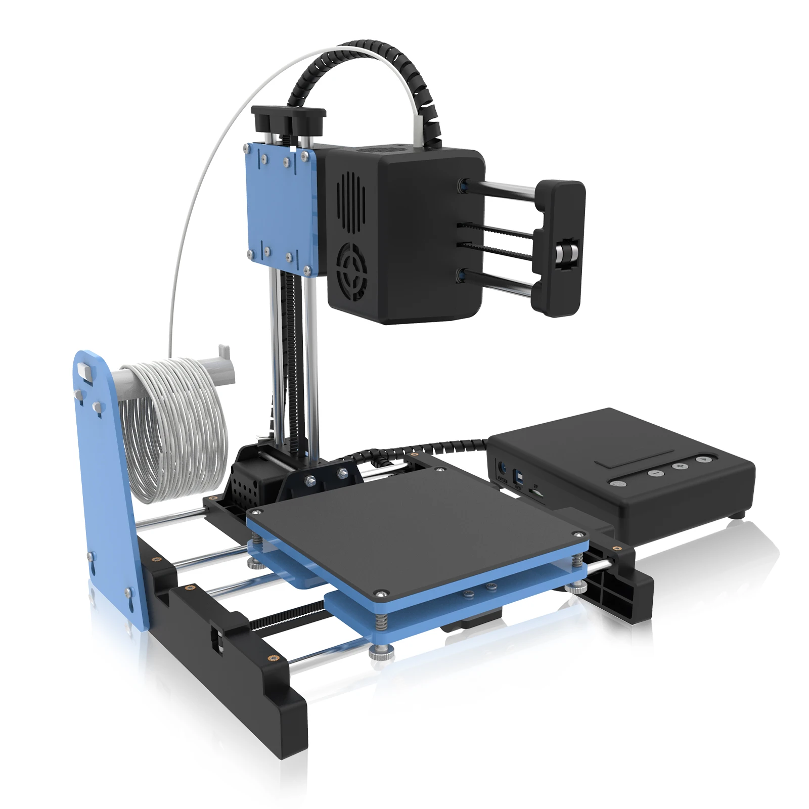 

MINI 3D Printer Entry Level 3D Printer Mini Quick Install One-click Printing Silent Mainboard 3d Printer Kit For DIY Kids Gift