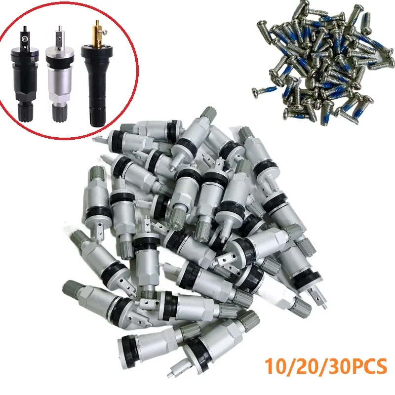 10/20/30PCS For Geely Roewe Changan Venucia D60 T60 Car Rubber/Aluminum Alloy Wheel Rim TPMS Tire Pressure Sensor Valve Stem