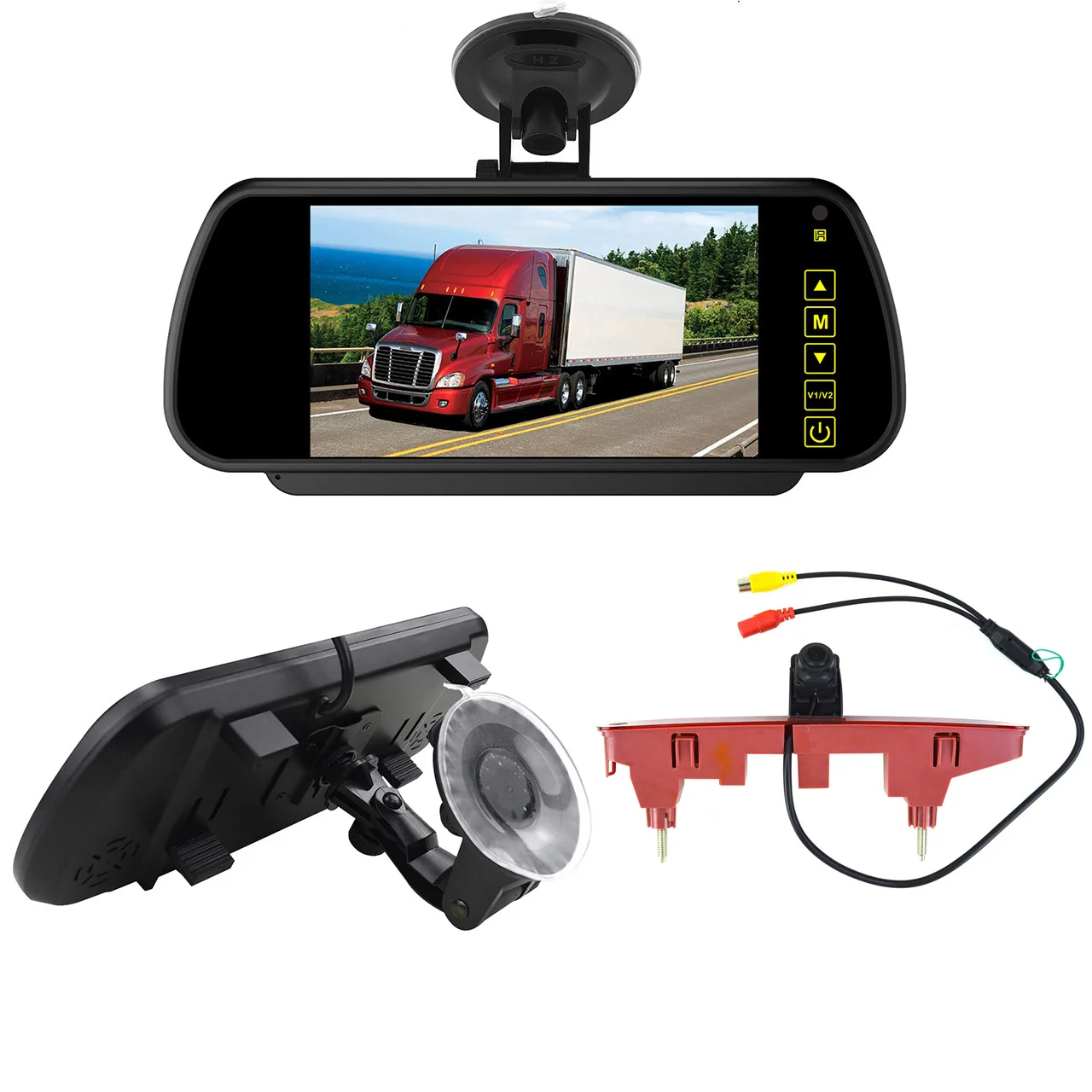Suitable for Citroën Berlingo, Peugeot Partner, Vauxhall Combi, reversing camera, equipped with a 7-inch display screen.