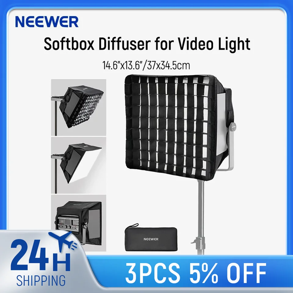 NEEWER Upgraded Softbox Diffuser for RGB1200 LED Video Light Panel