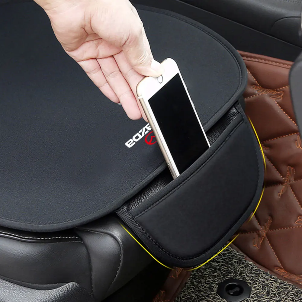 Washable Universal Car Seat Cushion Anti Slip Seat Protector  For Mazda 2 3 6 Demio CX-5 CX-5 CX-3 CX7 CX-9 MX5 CX-30 series