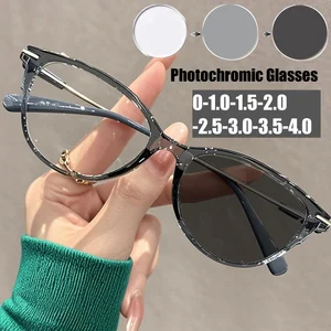 Photochromic Retro Cat Eye Glasses