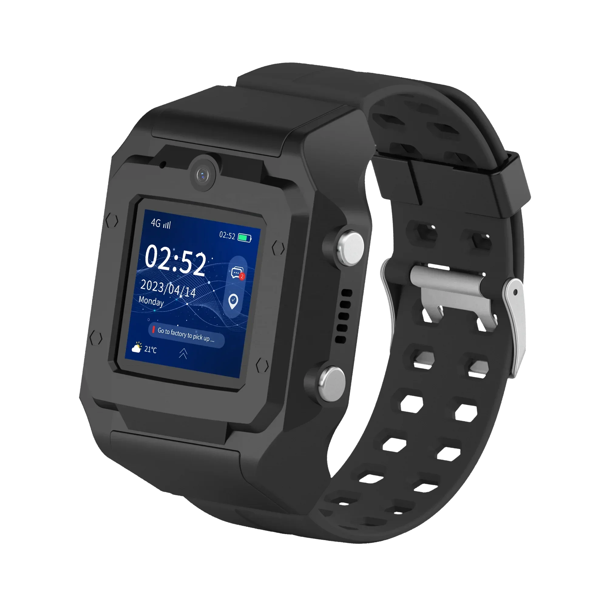 

4G Rugged open API SDK GPS watch fitness tracker with IP68 and power bank for parolee prisoner and mental patient management