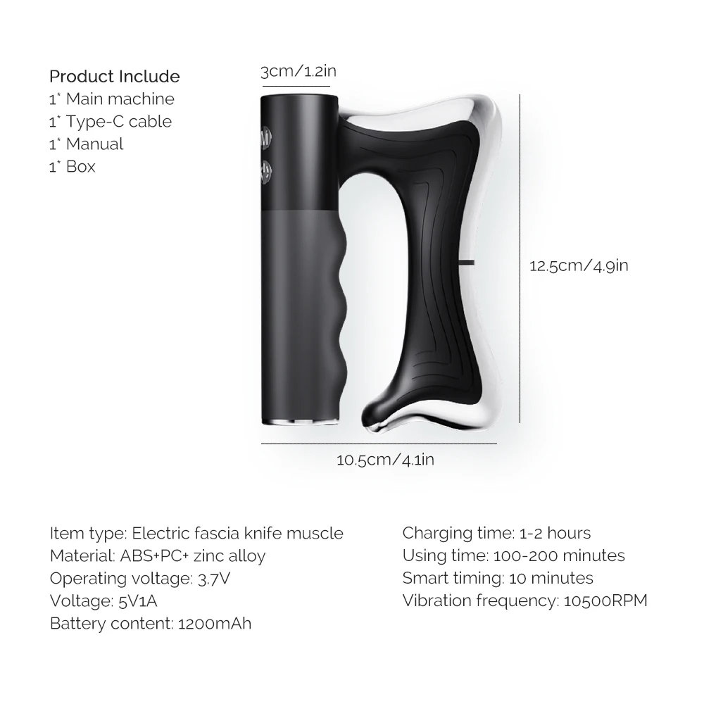 Electric Fascia Massage Scraping Tool