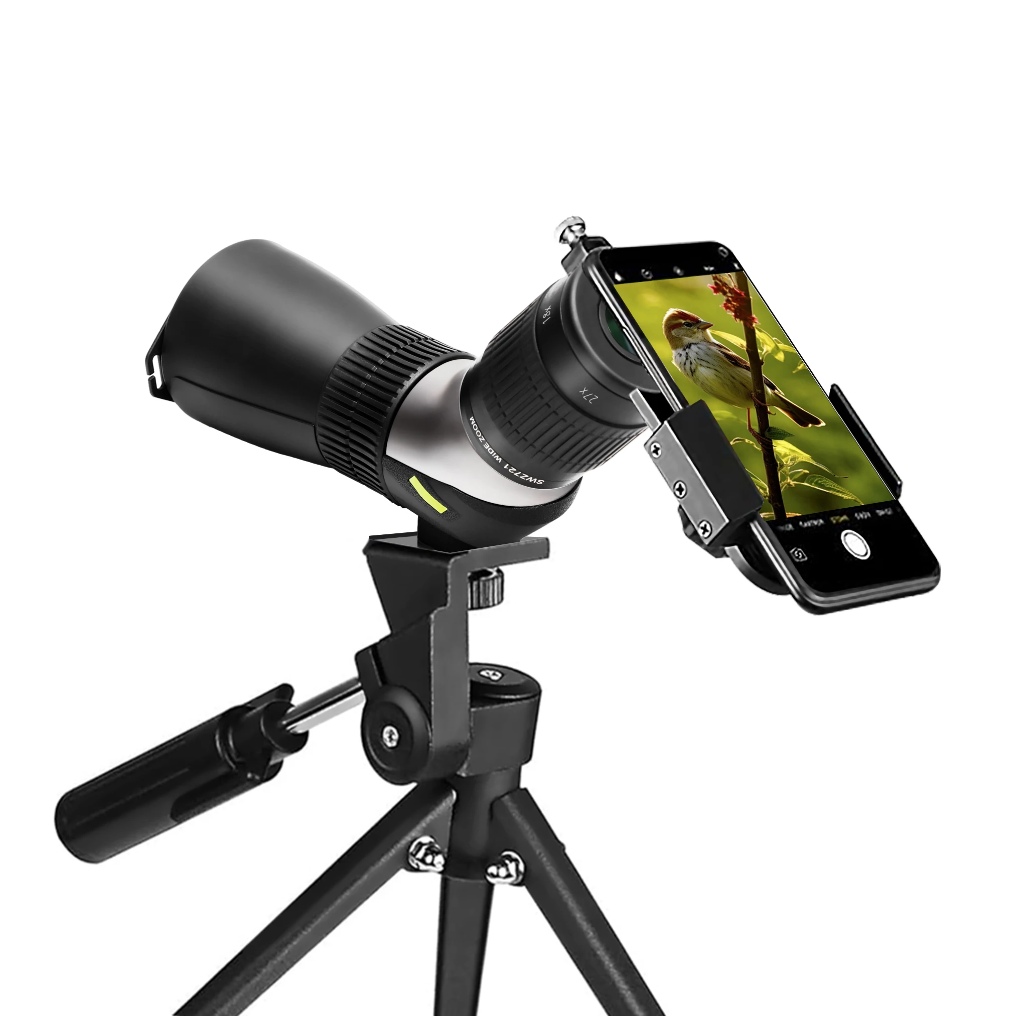 Mira telescópica 9-27x56 con bolsa de transporte impermeable BAK4, mira telescópica impermeable de alta definición para observación de aves