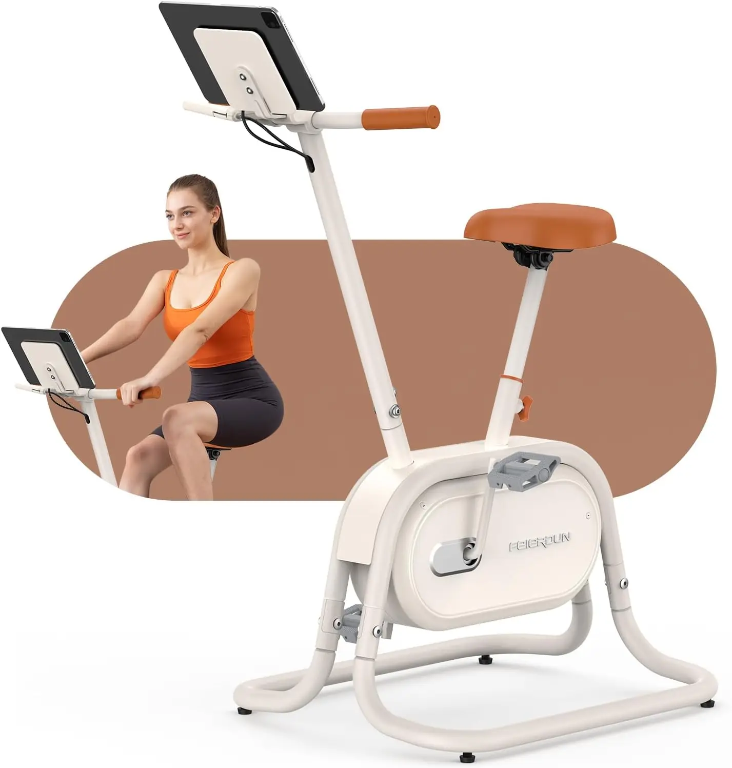 

Upright Exercise Bike, Smart Indoor Bike, Light Sport with Smart Bluetooth, Exclusive App Connectivity, Uniquely Designed Exteri