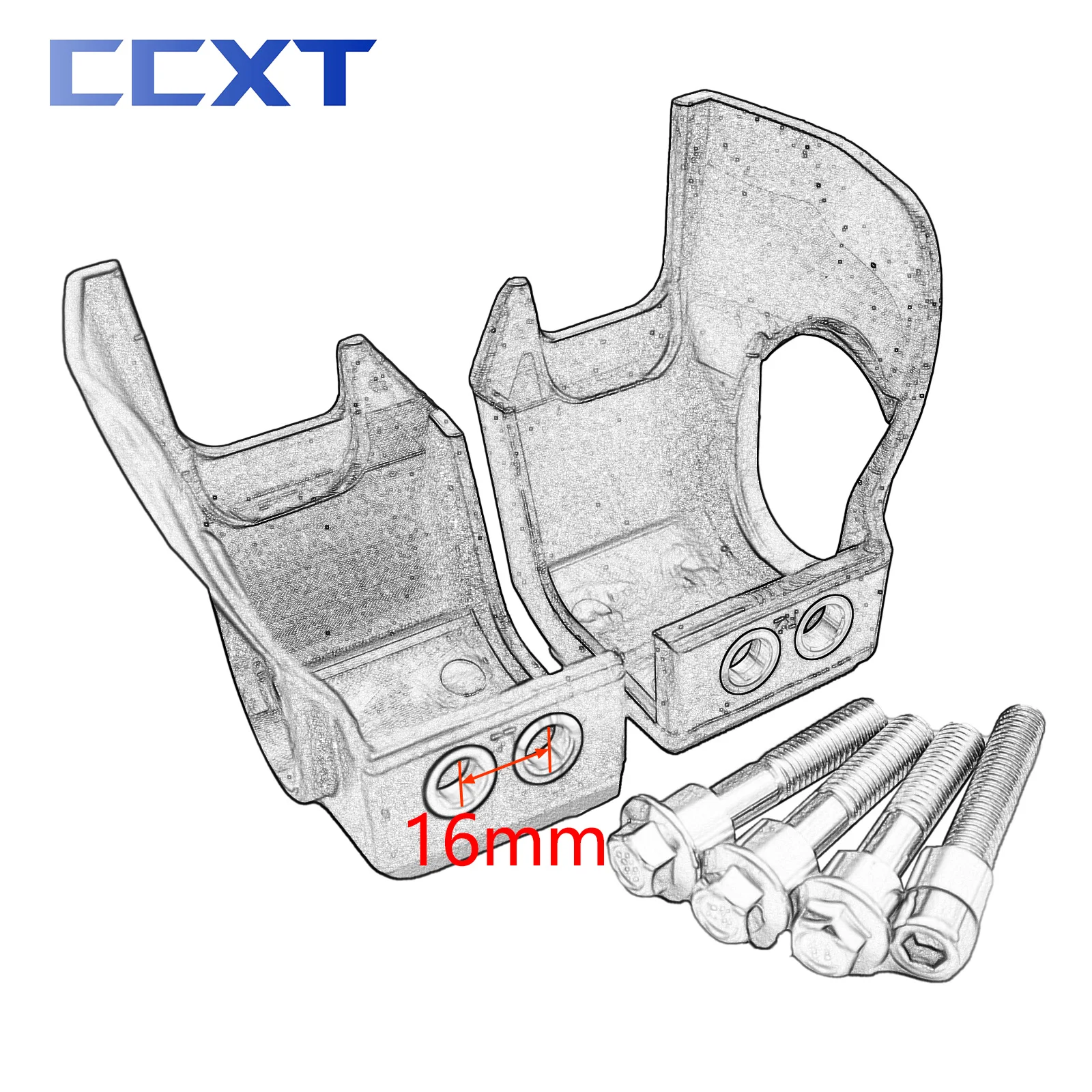 For XC250 XC300 EXC250 EXC300 Motorcycle Front Fork Shoe Cover Lower Leg Guard Protector For KTM SX SXF XCF XC XCW EXCF 125-500