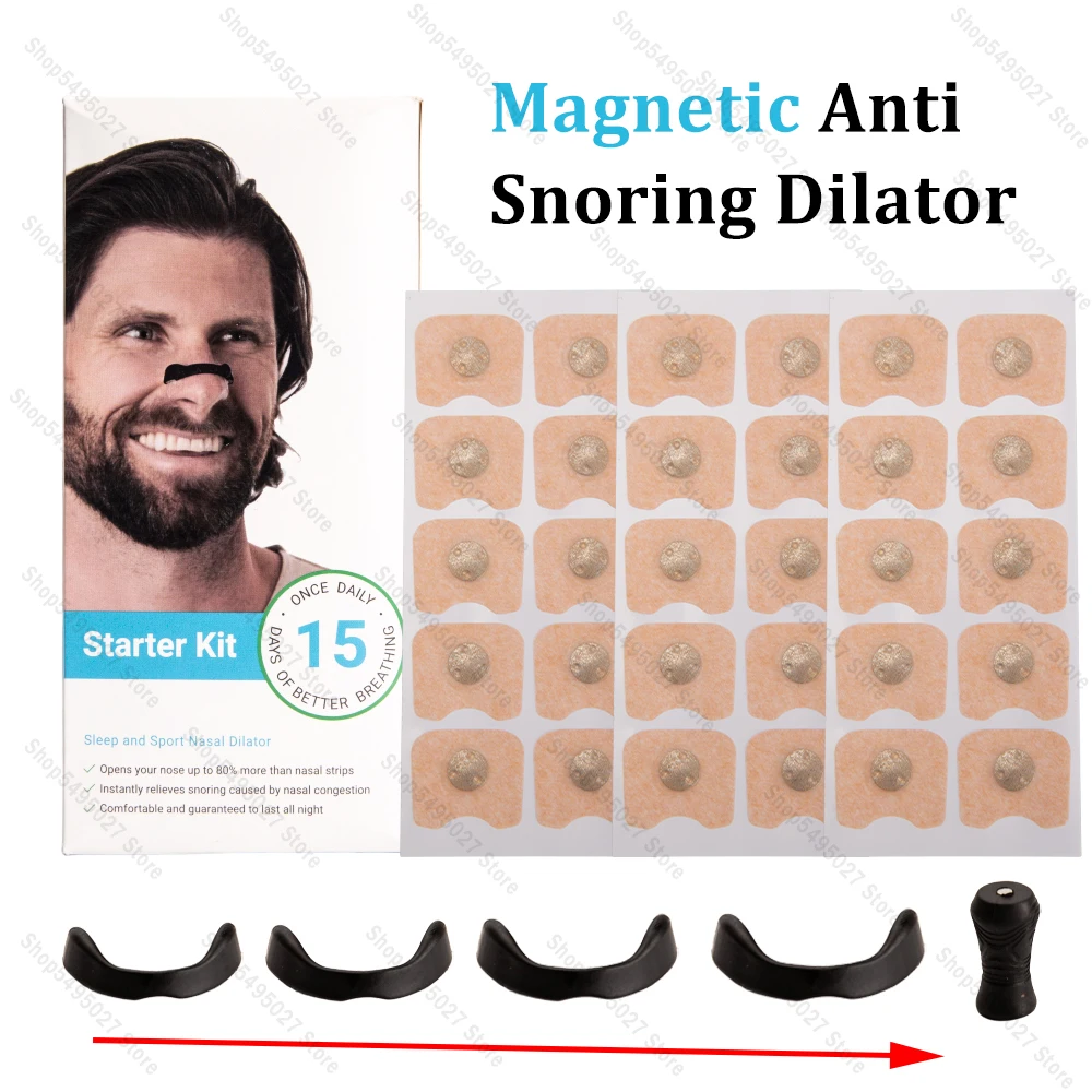 

Sport Nasal Dilator Sleep Nasal Breathing Dilators Starter Kit Nose Breathe Strips Magnetic Nasal Strips Reduce Snoring