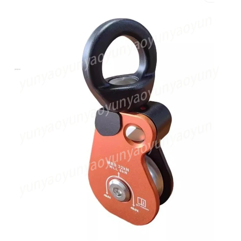 15-inch-swivel-pulley-for-climbing-anti-twist-pulley-for-mountaineering-rescue-lightweight-outdoor-gear