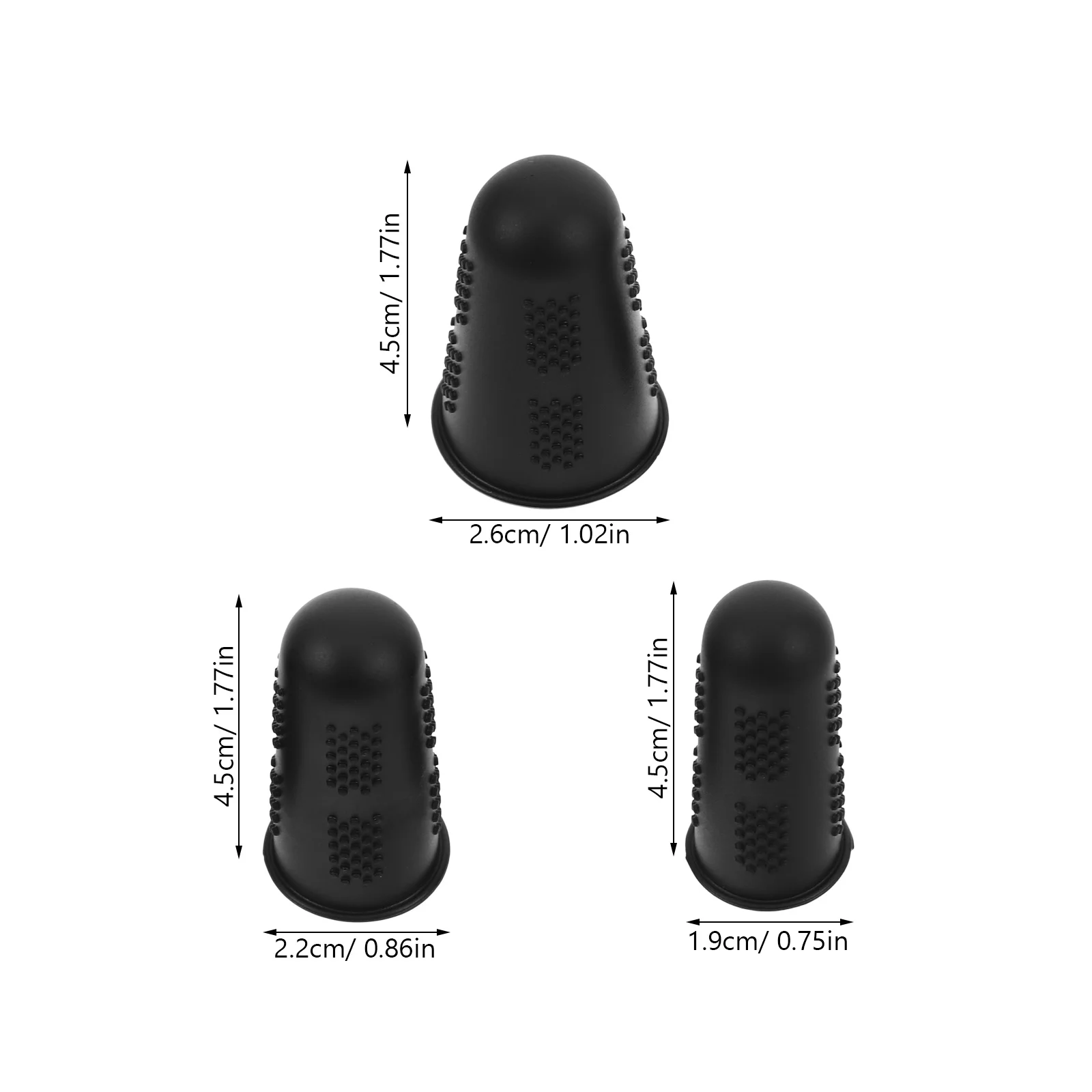 12 Stück Silikon-Fingerkappen, hitzebeständig, rutschfest, wiederverwendbar, zum Nähen, Heißkleber, Bügelpapier, Sortieren