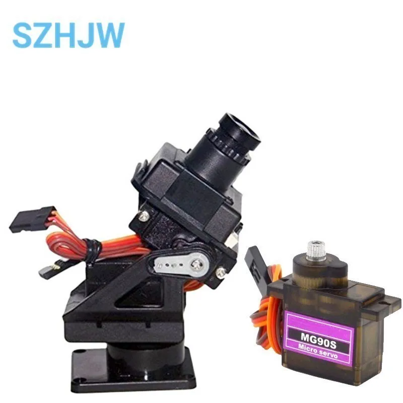 Servo bracket PT Pan/Tilt Camera Platform Anti-Vibration Camera Mount for Aircraft FPV dedicated nylon PTZ for 9G SG90