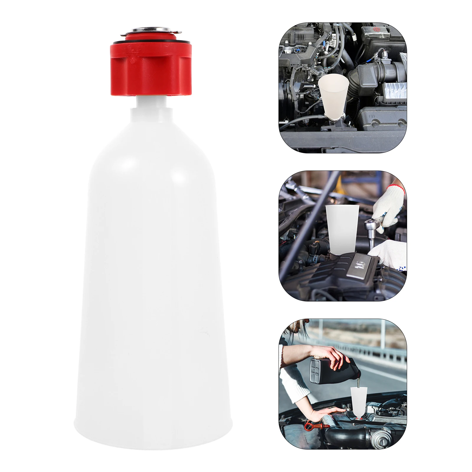 

Oil Funnel Tool Kit for Car Large Diameter Automotive Filling Motor Engine Transmission Spill Proof Durable Professional Use Car