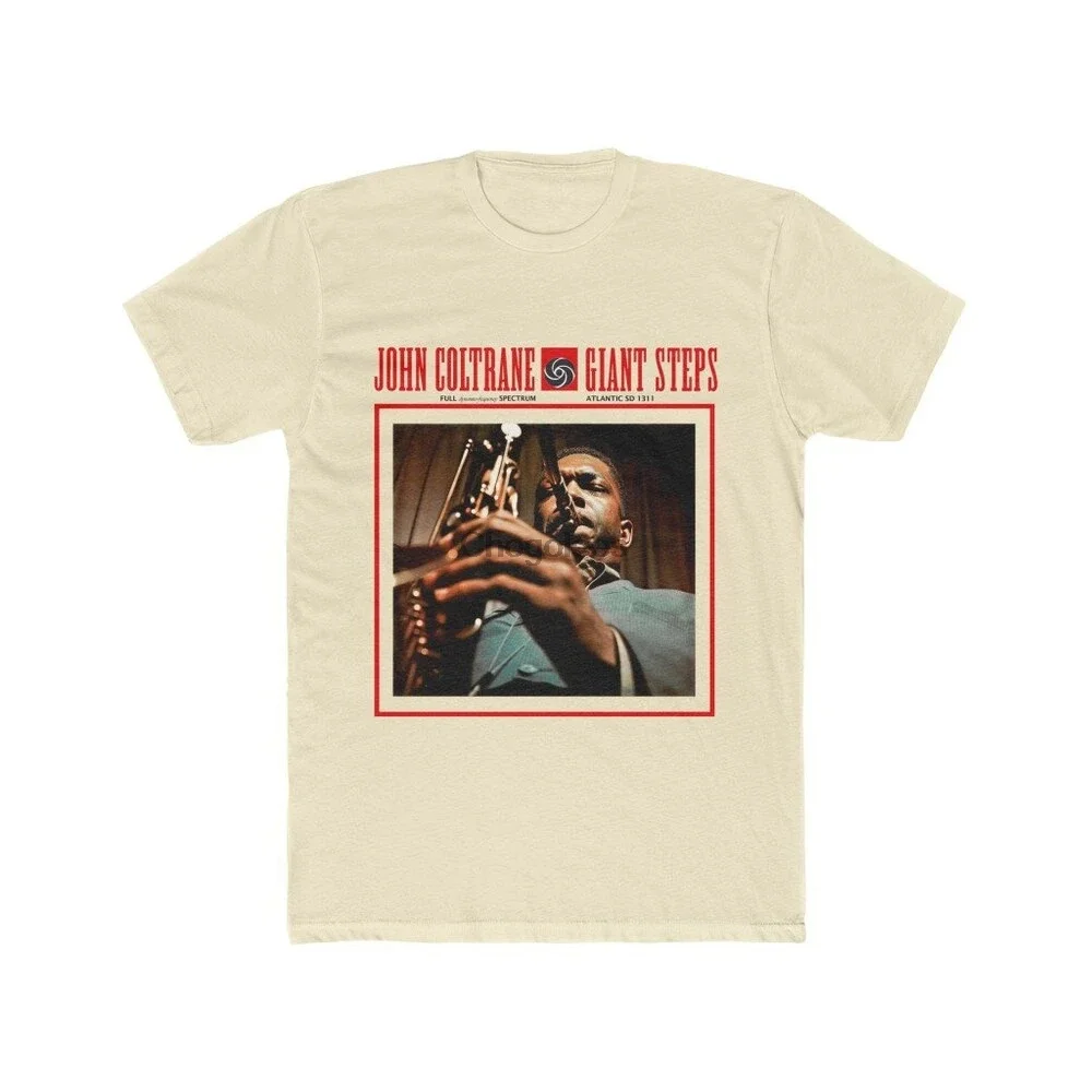 Men's Cotton Crew Tee John Coltrane Giant Steps