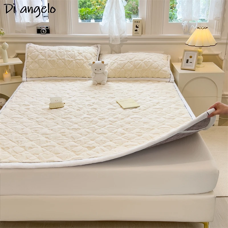 Jacquard Velvet Cotton Mattress, Tatami Thin Mat,Thickened Quilting Mattress Covers, Protector Pad Sanding, Protective Cover #/