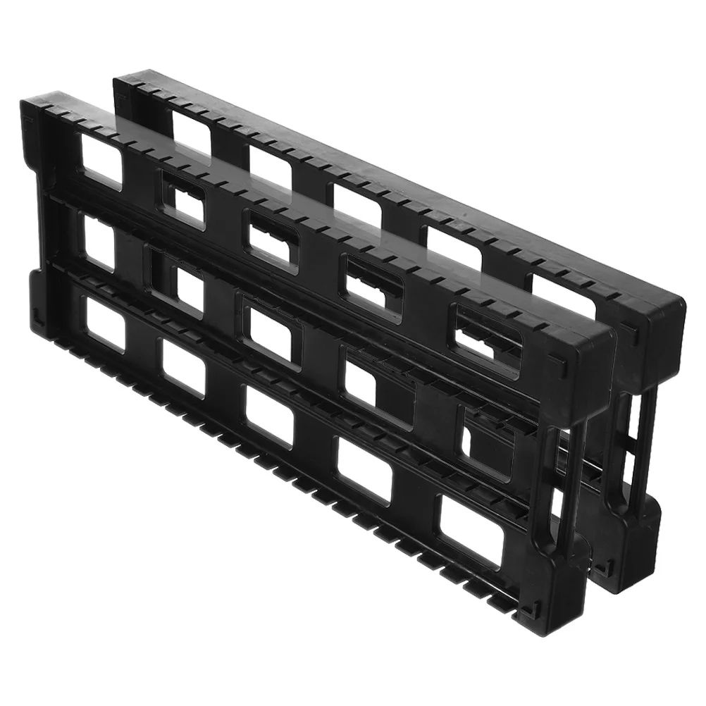 2pcs Anti-Static Bracket 25-Slot Pcb Rack Esd Circulation Shelf Circuit Board Storage Holder Slot Pcb Stand Esd Shelf