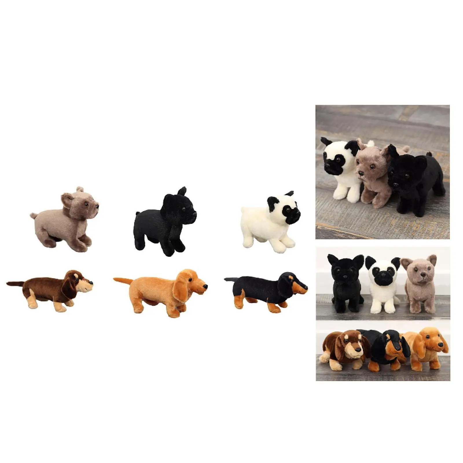 Cartoon Stuffed Dog Toy Lovely Hugging Plush Toy for Baby Children Kids