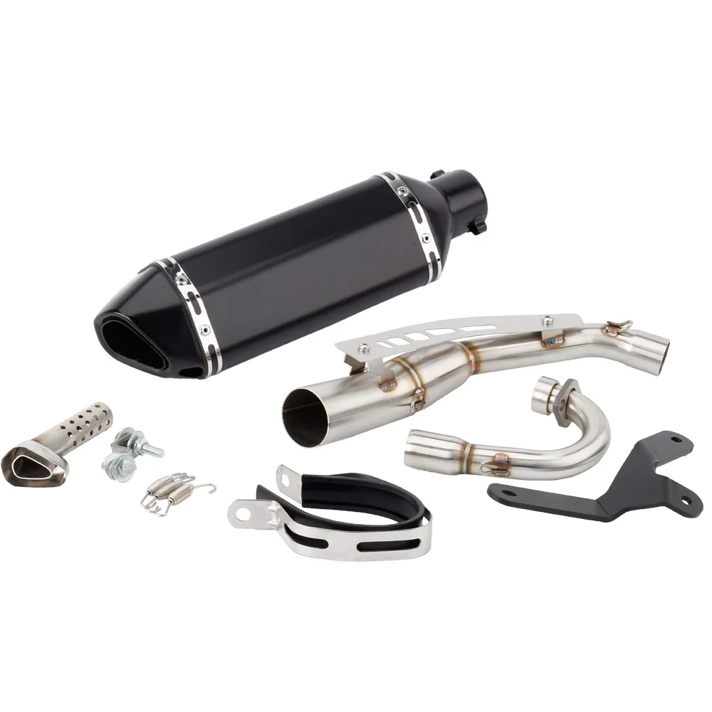Slip-On für Honda Monkey 125 2019 2020 2021 2022 2023 Motorrad-Auspuff mit Verbindungsrohr