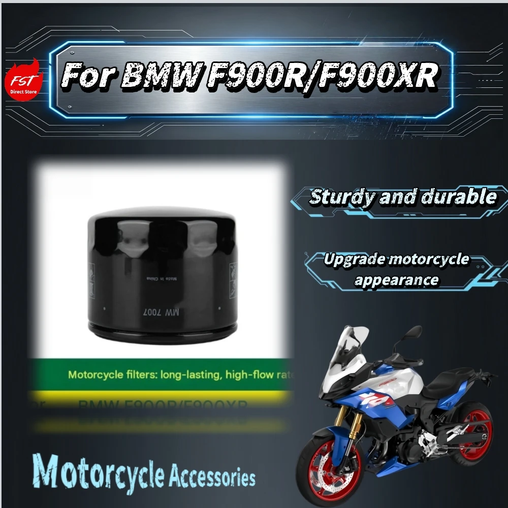 For BMW F900R/F900XR Oil Filter, Premium Filter Element, Traps Fine Impurities And Offers Long-lasting Engine Protection