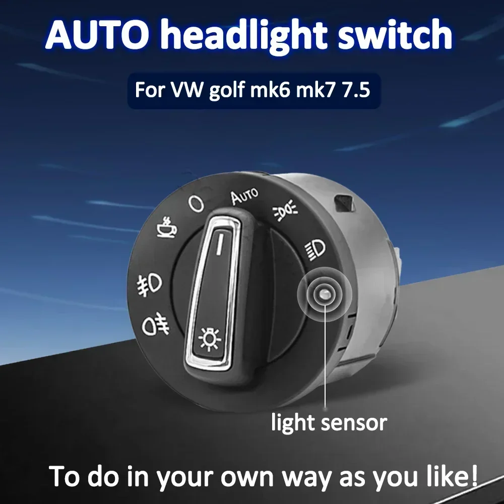 車のヘッドライト制御モジュール,センサーキット,VWゴルフ7 mk7 2015 2016 2017用アクセサリー