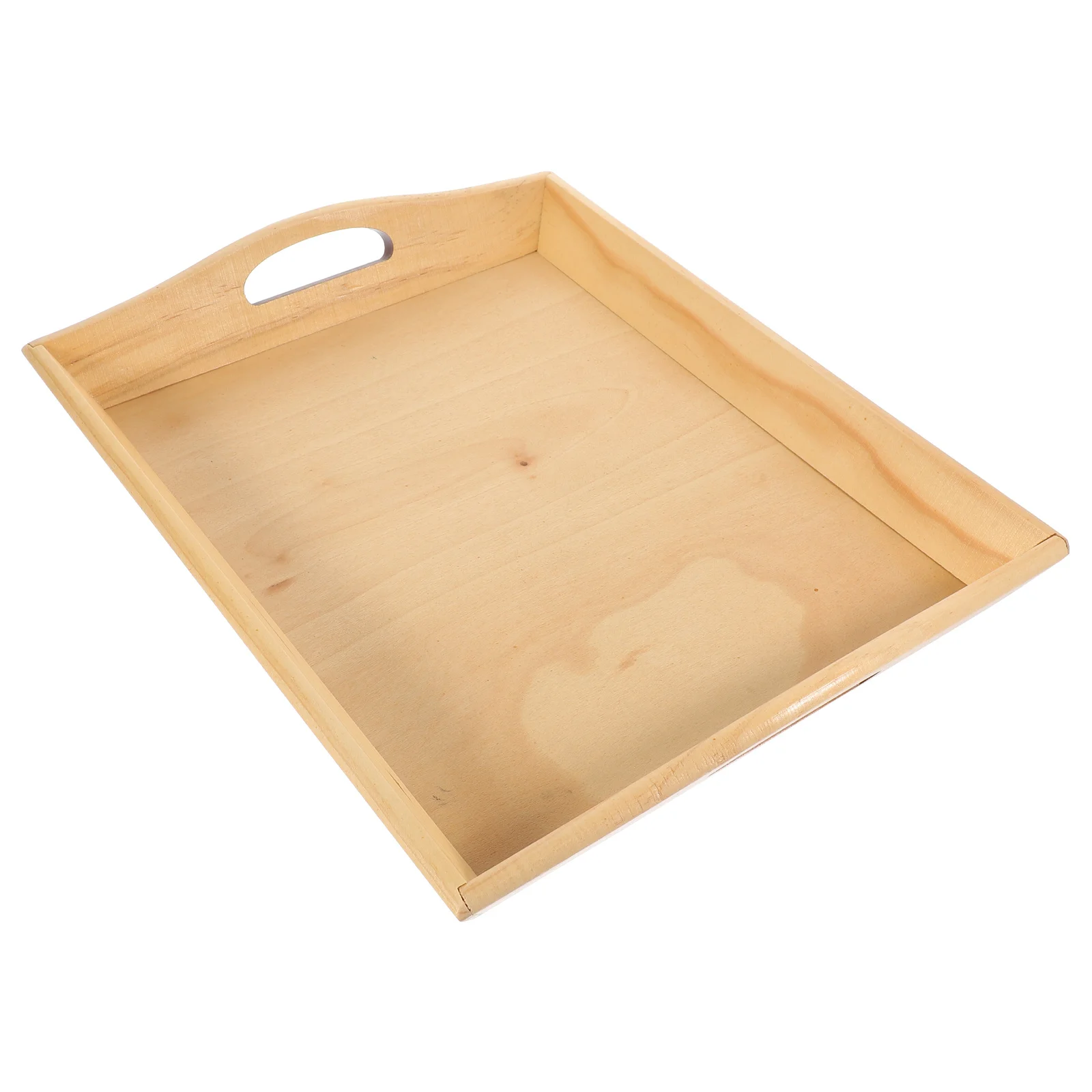 

Vintage Wood Serving Tray With Dual Handles For Snacks Fruits Tea Bread Rustic Decorative Wooden Tray Party Breakfast