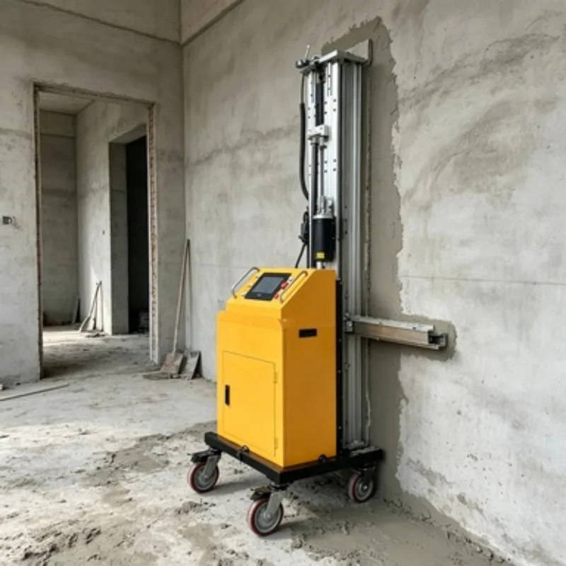 Fully Automatic Cement Wall Plastering Machine Concrete Plastering Machine for Gypsum Cement Putty Construction