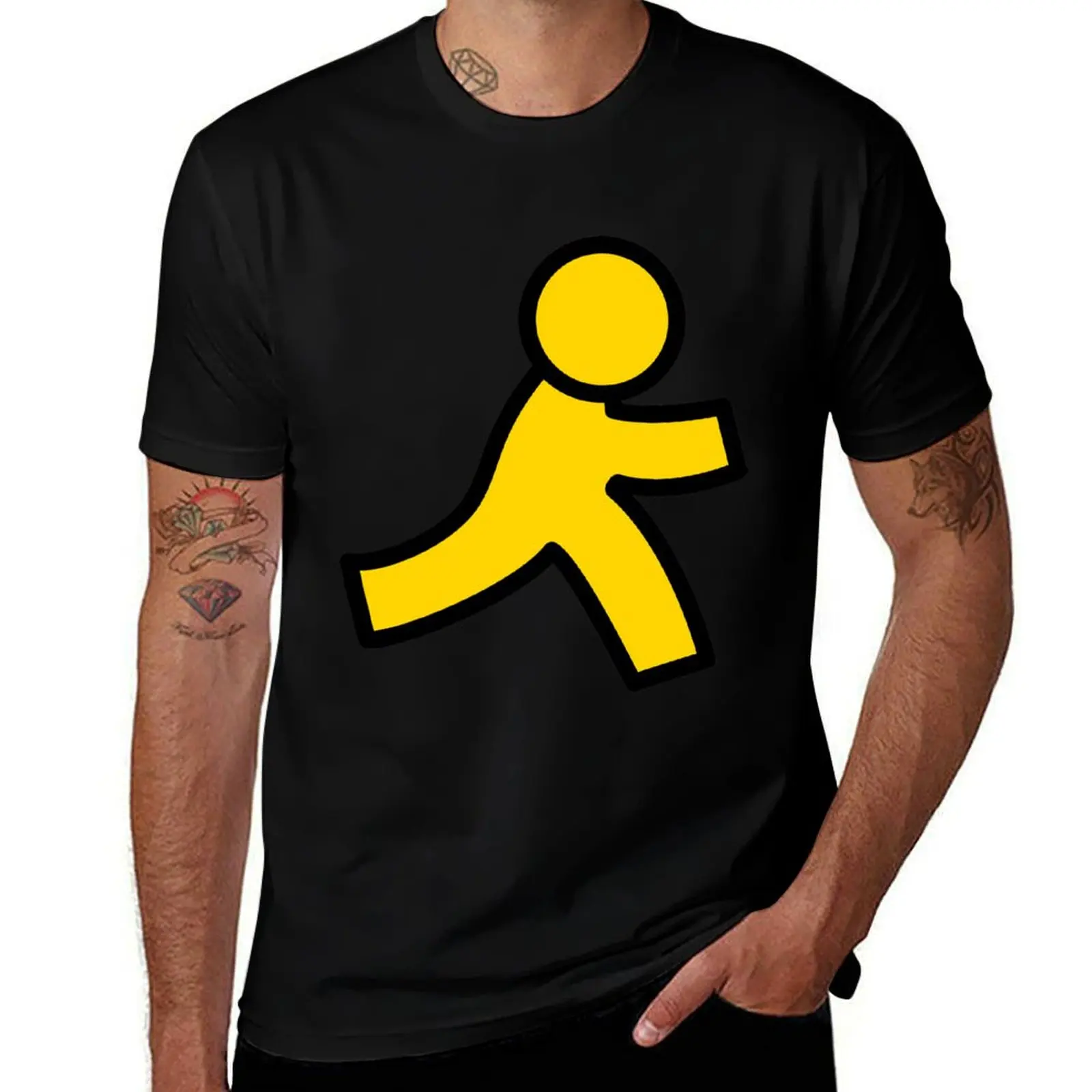 Aol Instant Messenger guy T-Shirt Casual Work Wear T-Shirt