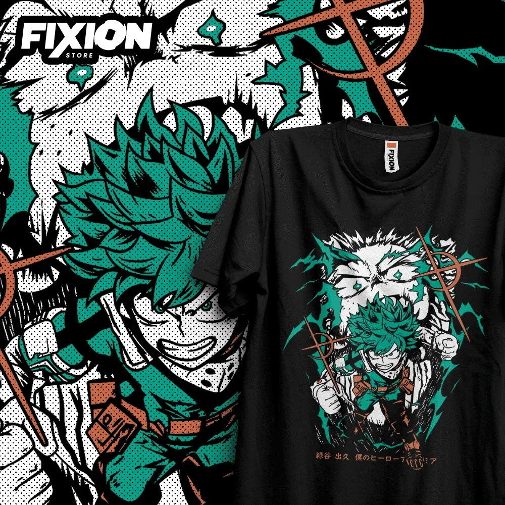 

Manga T-shirt Boku no Hero [N] L#17 Anime Tee
