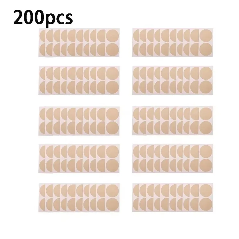 200Pcs/Set Men Nipple Cover Disposable Invisible Shirts Tights Suit Anti-Bulge Nipple Sticker Soft Breathable Waterproof for Men