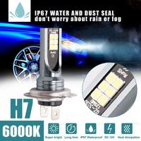 12W LED Car Headlight Bulb Kit – 12V-24V High-Power 6000K Headlamp with 26000LM Brightness, H1 H3 H4 H7 H11 1pc