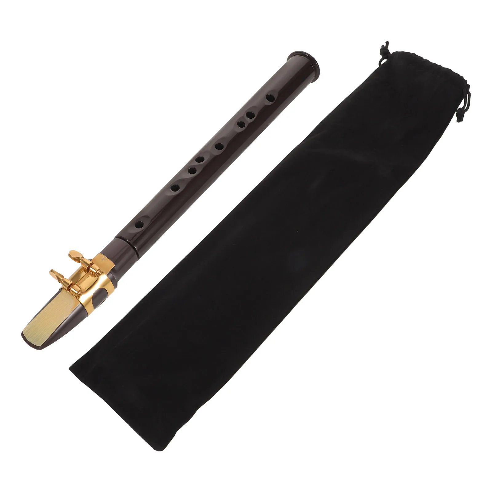 

1Set Compact Pocket Saxophone 8 Hole Mini Saxophone for Beginners Portable Lightweight Durable for Travel and Parties