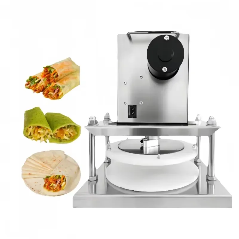 Electric Intelligent Commercial Automatic Cake and Pizza Press Machine with 25cm Platen Motor-Driven for 1.5kw Power