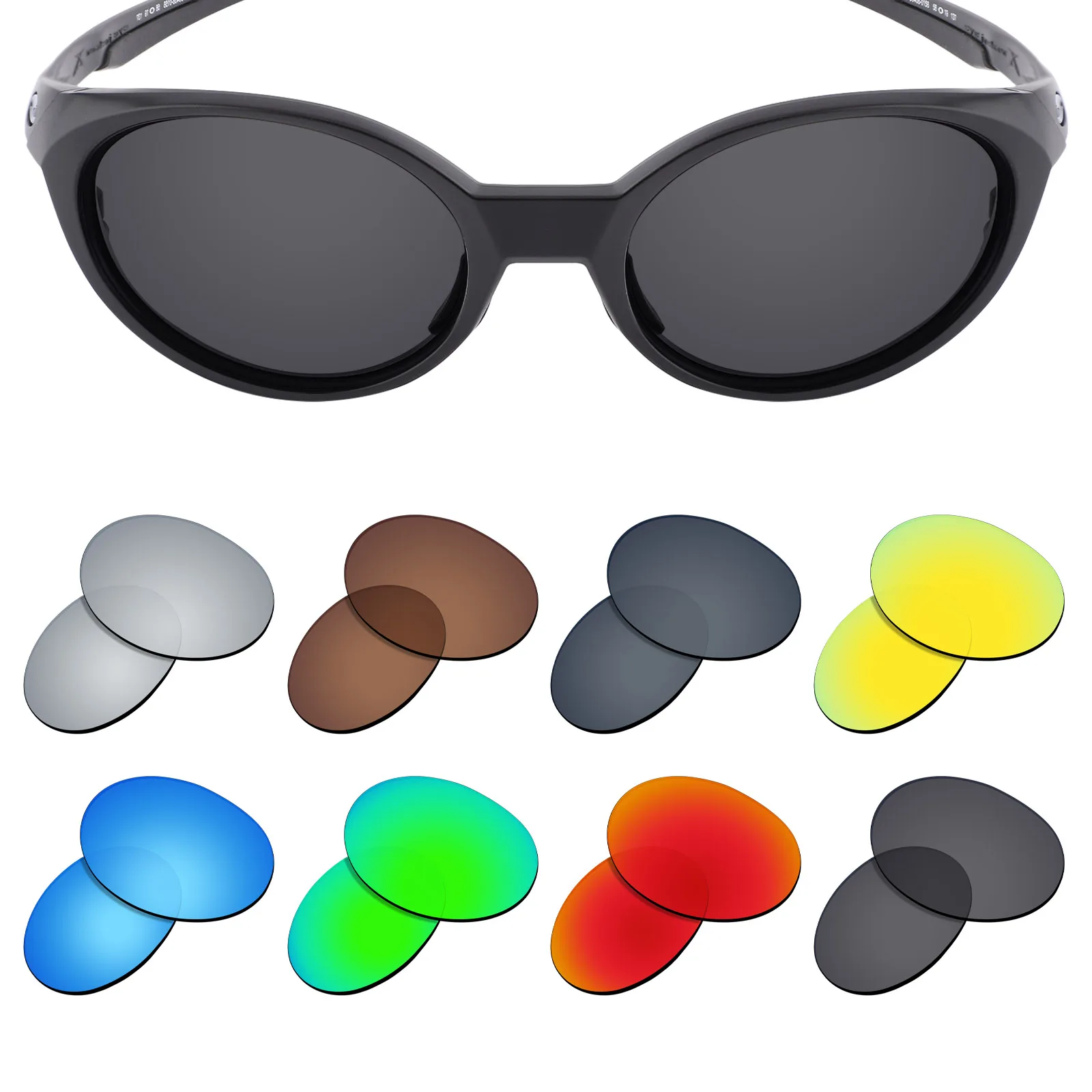 Firtox True UV400 Polarized Lenses Replacement for Oakley Eye Jacket Redux OO9438 Sunglasses (Lens Only) - Multiple Colors